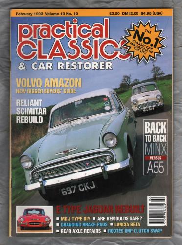 Practical Classic & Car Restorer - Vol.13 No.10 - February 1993 - `E Type Jaguar Rebuild` - Published by Emap National Publications