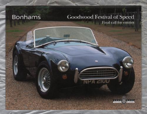 Bonhams - Goodwood Festival of Speed -`Final Call For Entries` - Chichester,Sussex - Friday 7th July 2006