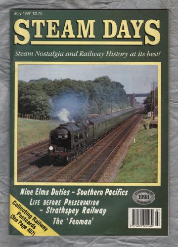 Steam Days - No.95 - July 1997 - `Lineside Cameraman` - Redgauntlet Publication