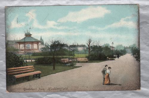 `Greenhead Park  Huddersfield` - Postally Used - Huddersfield 9th August 1904 