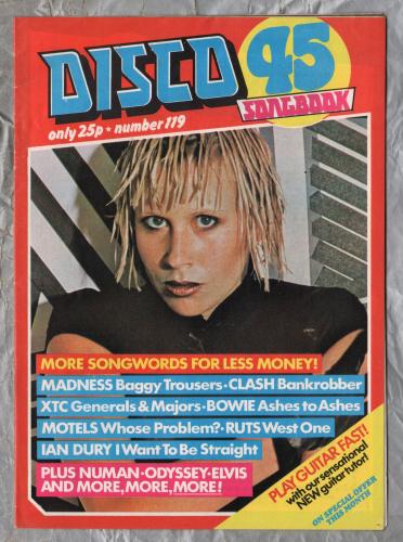 Disco 45 Songbook - No.119 - October 1980 - `Bowie: Ashes to Ashes` - Dormbourne Ltd