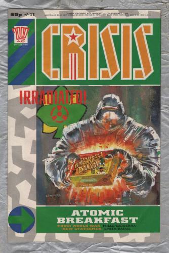 2000 A.D. Presents - CRISIS - Issue No.11 - 4th/17th February 1989 - `Atomic Breakfast` - Fleetway Publications