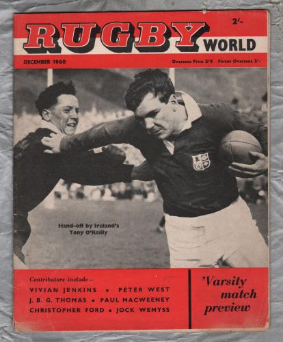 Rugby World - Vol.1 No.3 - December 1960 - `A Call to Arms-at Cardiff Arms Park by J.B.G. Thomas` - Charles Buchanan Publications Limited