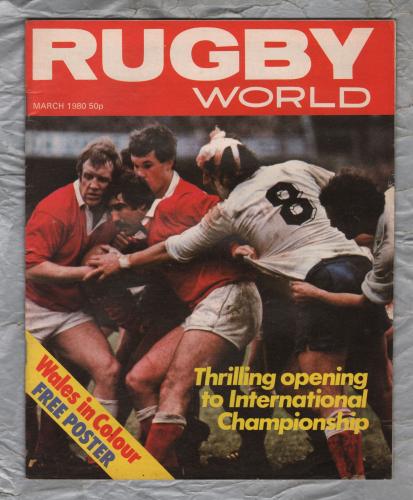 Rugby World - Vol.20 No.3 - March 1980 - `Spotlight on Jim Renwick` - IPC Business Press Limited