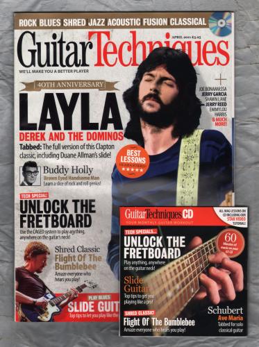  Guitar Techniques - April 2011 - `Derek and the Dominos-Layla` - With CD - Published by Future Publishing Ltd