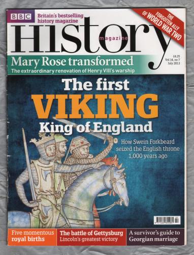  History Magazine - Vol.14 No.7 - July 2013 - `Gettysburg: Lincoln`s Greatest Triumph` - Published by BBC Worldwide