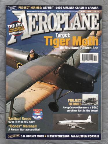 Aeroplane Magazine - Vol.30 No.4 Issue No.348 - April 2002 - `Database: D.H.87 Hornet Moth` - IPC Media Ltd