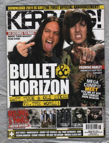 Kerrang! - Issue No.1341 - December 4th 2010 - `Bullet & Horizon` - Published By Bauer Periodicals