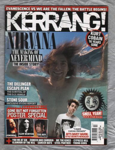 Kerrang! - Issue No.1306 - April 3rd 2010 - `Nirvana:The Making of Nevermind` - Published By Bauer Periodicals