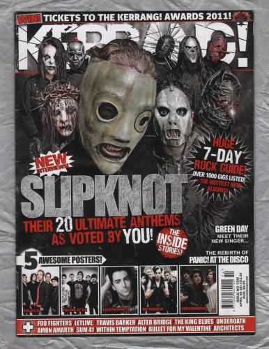 Kerrang! - Issue No.1358 - April 9th 2011 - `New Interview: Slipknot` - Published By Bauer Periodicals