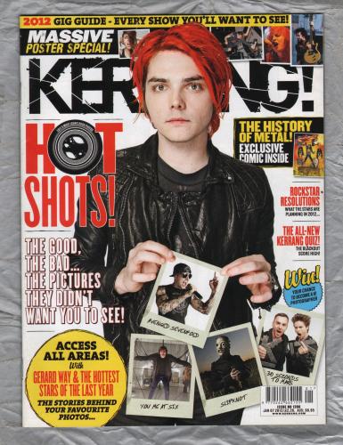 Kerrang! - Issue No.1396 - January 7th 2012 - `Shots of 2011` - Published By Bauer Periodicals