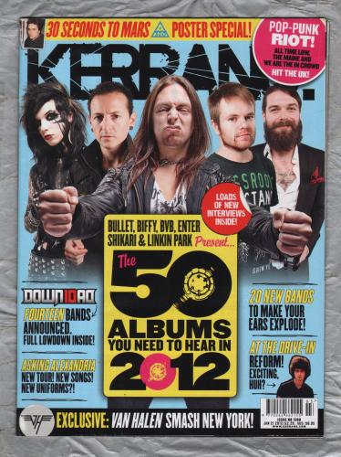 Kerrang! - Issue No.1398 - January 21st 2012 - `The 50 Albums You Need To Hear In 2012` - Published By Bauer Periodicals