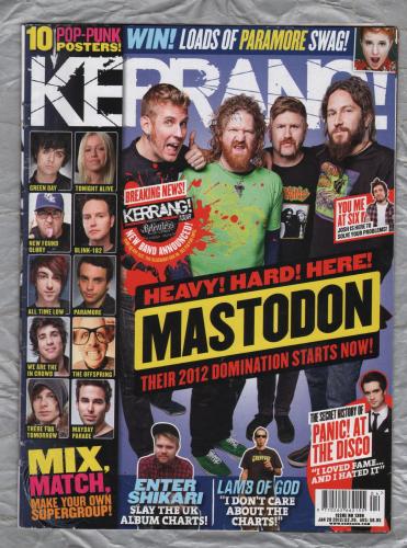 Kerrang! - Issue No.1399 - January 28th 2012 - `Heavy!, Hard!, Here! - Mastodon` - Published By Bauer Periodicals