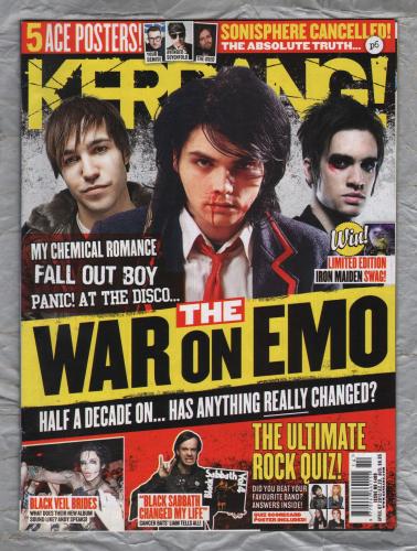 Kerrang! - Issue No.1409 - April 7th 2012 - `The War On Emo` - Published By Bauer Periodicals