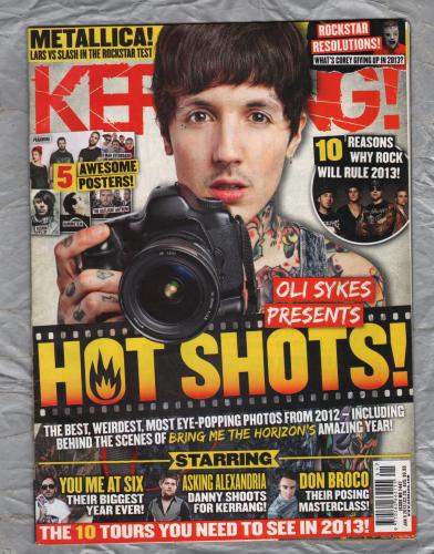 Kerrang! - Issue No.1447 - January 5th 2012 (2013) - `Ollie Sykes Presents Hot Shots` - Published By Bauer Periodicals