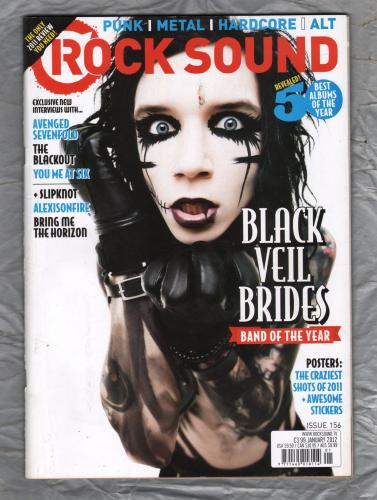  Rock Sound - Issue No.156 - January 2012 - `Black Veil Brides` - Published by Rock Sound Ltd