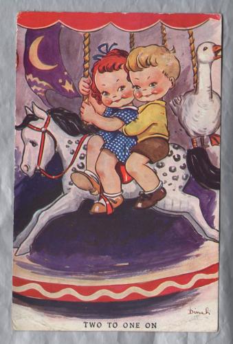 `Two To One On` - Postally Used - Llandudno 25th July 1948 - Postmark - Tuck & Sons Ltd Postcard