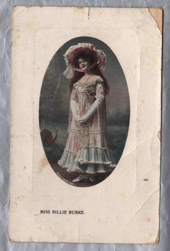 `Miss Billie Burke` - Postally Used - Grimsby - 2? September 19?? - Postmark - The Philco Publishing Co. Postcard