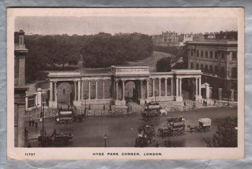 `Hyde Park Corner, London` - Postally Used - Kensington 11th November 1912 - Postmark - WHS Postcard