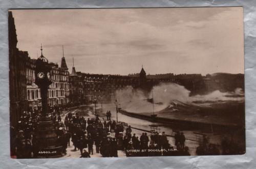 `Storm At Douglas, IOM` - Postally Used - Douglas I of M 31st July 1927 - Postmark - Valentine Postcard