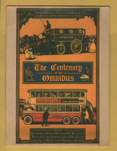 `The Centenary Of The Omnibus 1929` - Modern Postcard - Postally Unused - Athena International Postcard