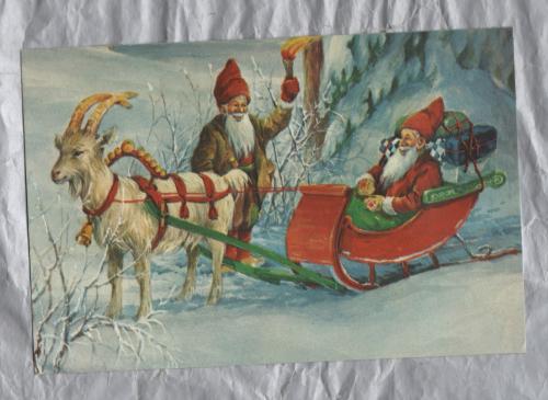 `God Jul Och Gott Nytt Ar` - Sweden - Postally Used - Malmo 20th December 1976 Postmark - forgatomigel Postcard