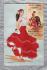Embroidered Flamenco Dancer - Cordoba.37 - Postally Used - Palma 24th May 1960 Mallorca Postmark 