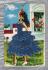 Embroidered Flamenco Dancer - Posted in France - Postally Used - Rouen Republic Francais Frank - Savir Postcard