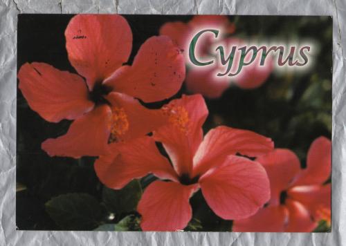 `Greetings From Cyprus` - Postally Used - ? 6th January 2010 Cyprus Postmark - With Slogan.