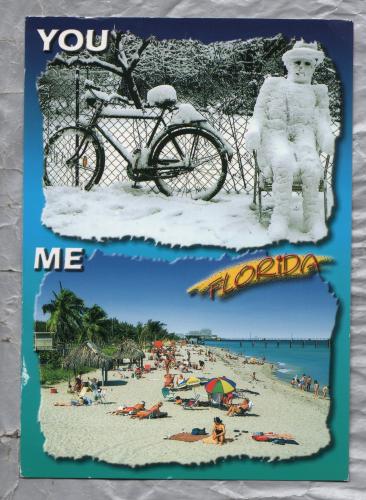 `You - Me - Florida` - Postally Used - Miami 22nd November 2010 Postmark - John Gordash Photograph.