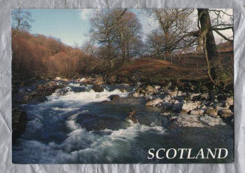 `Falls Of Falloch, Inverarnan - Scotland` - Postally Used - ? 6th June 2009 Postmark - Roman Photography Postcard