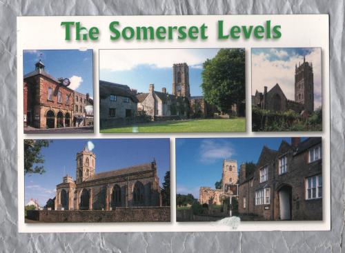 `Villages Of The Somerset Levels` - Postally Used - Royal Mail Bath Branch ? April 2006 Frank - Bob Croxford Postcard