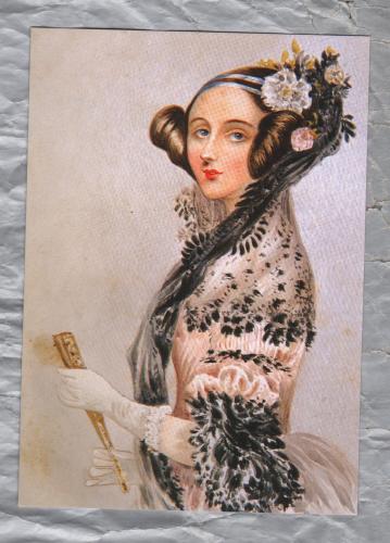 `Augusta Ada, Daughter of Lord Byron, 1815-52` - Postally Unused - The Dawson Collection, Morrab Library, Penzance.