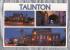 `Taunton At Night` - Somerset - Postally Used - Bristol Mail Centre 3rd January 2014 Postmark - Bob Croxford Postcard