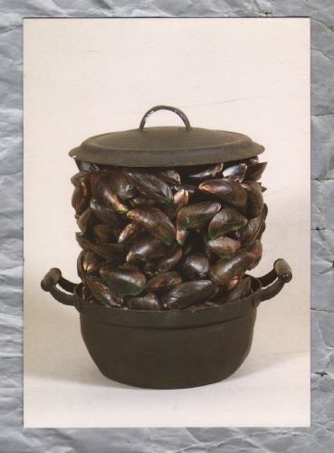 `Casserole and Closed Mussels - Marcel Broodthaers 1964` - Postally Unused - Tate Gallery Postcard.