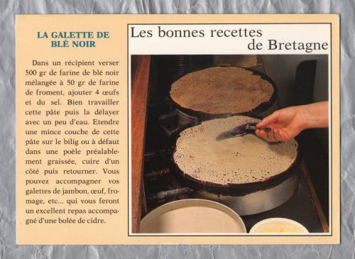 `La Galette De Ble Noir - Gastronomie Bretonne` - Postally Unused - Jack Postcard
