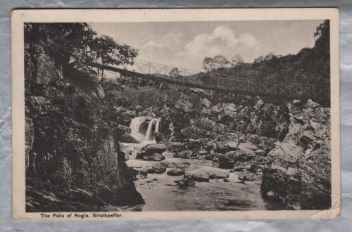 Strathpeffer - `The Falls of Rogie` - Postally Used - Forres July 18th 1912 Postmark - George Souter Postcard