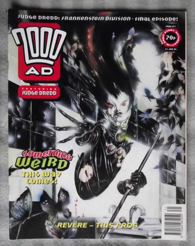 `2000 A.D. Featuring Judge Dredd` - 21st January 1994 - Prog No.870 - `Something Weird This Way Comes`.