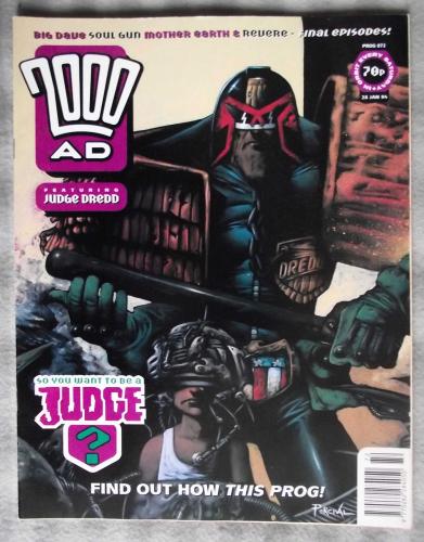 `2000 A.D. Featuring Judge Dredd` - 28th January 1994 - Prog No.872 - `So You Want To Be A Judge?`.