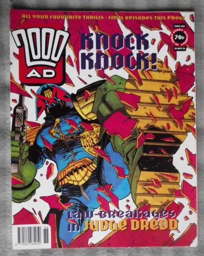 `2000 A.D. Featuring Judge Dredd` - 20th May 1994 - Prog No.888 - `Knock Knock!: Law Breakages in Judge Dredd`.