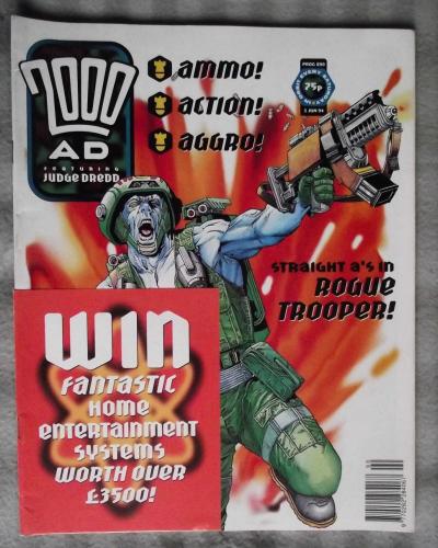 `2000 A.D. Featuring Judge Dredd` - 3rd June 1994 - Prog No.890 - `Ammo! Action! Aggro! Straight A`s in Rogue Trooper!`.
