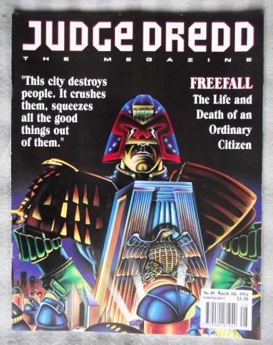 Judge Dredd Megazine - 4th March 1994 - No.48 - `Freefall: The Life and Death of an Ordinary Citizen`.