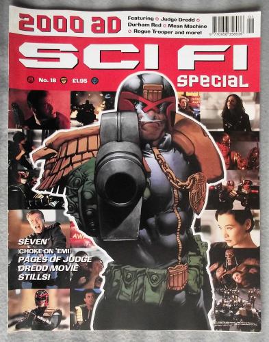 `2000 A.D. Sci Fi Special` - 1995 - No.18 - `Seven (Choke on `em!) Pages Of Judge Dredd Movie Stills!`.