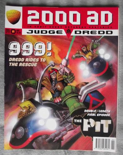 `2000 A.D. Featuring Judge Dredd` - 5th July 1996 - Prog No.999 - `999! Dredd Rides To The Rescue`.