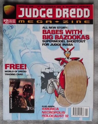 Judge Dredd Megazine - September 1996 - No.21 - `America Necropolis Holocaust 12` - With Card