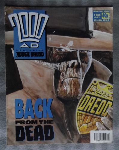 `2000 A.D. Featuring Judge Dredd` - 13th January 1990 - Prog No.661 - `Back From The Dead`.
