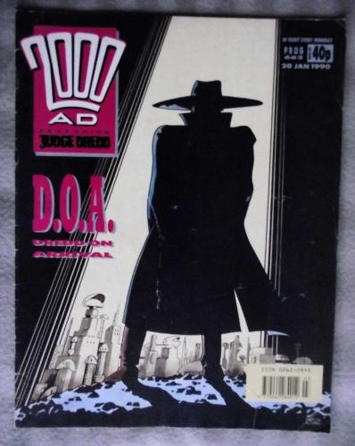 `2000 A.D. Featuring Judge Dredd` - 20th January 1990 - Prog No.662 - `D.O.A. Dredd On Arrival`.