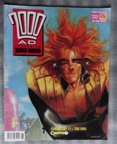`2000 A.D. Featuring Judge Dredd` - 10th February 1990 - Prog No.665 - `Supersurf 11 - The End`.