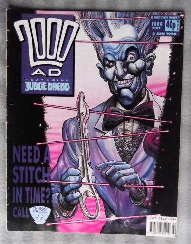 `2000 A.D. Featuring Judge Dredd` - 2nd June 1990 - Prog No.681 - `Need A Stitch In Time? Call Indigo Prime `.