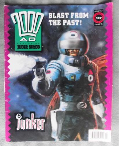`2000 A.D. Featuring Judge Dredd` - 26th January 1991 - Prog No.715 - `Blast From The Past!: Junker`.